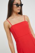 Сукня Only колір червоний midi пряма