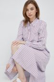 Бавовняна сукня Tommy Hilfiger midi пряма колір барвистий