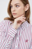 Бавовняна сукня Tommy Hilfiger midi пряма колір барвистий
