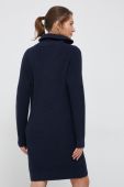 Бавовняна сукня Tommy Hilfiger колір синій midi oversize