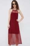 Сукня Dkny колір бордовий maxi пряма