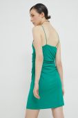 Сукня JDY колір зелений mini облягаюча (2747958)