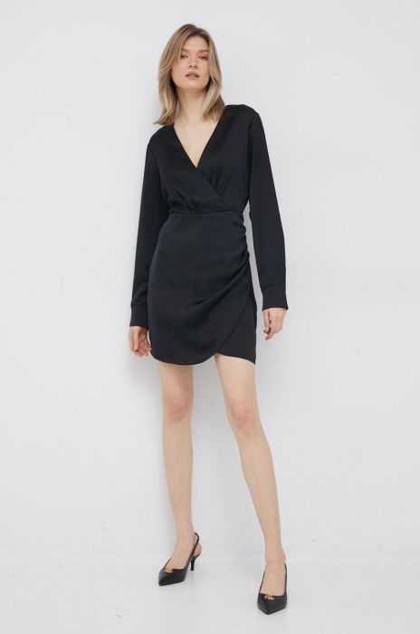 Сукня Dkny колір чорний mini пряма (2771924)