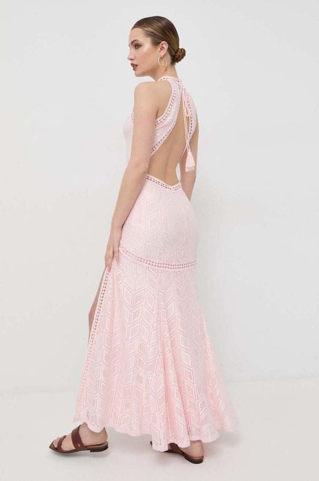 Сукня Guess колір рожевий maxi облягаюча (3057095)