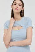 Сукня Guess mini облягаюча колір блакитний (2959518)