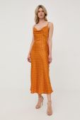 Сукня Guess колір помаранчевий maxi пряма (2428229)