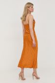 Сукня Guess колір помаранчевий maxi пряма (2428229)