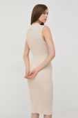 Сукня Guess колір бежевий mini облягаюча (2428259)