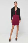 Сукня Guess колір бордовий mini облягаюча (2809563)