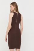 Сукня Guess колір коричневий mini облягаюча (2510176)