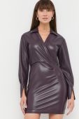 Сукня Patrizia Pepe колір фіолетовий mini облягаюча (2478192)
