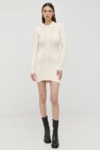 Сукня Patrizia Pepe колір бежевий mini облягаюча (2452785)