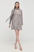 Сукня Patrizia Pepe колір сірий mini розкльошена