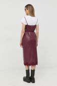 Сукня Twinset колір бордовий maxi пряма