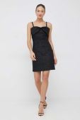 Сукня Y.A.S lumia колір чорний mini облягаюча