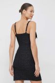 Сукня Y.A.S lumia колір чорний mini облягаюча