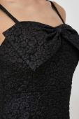 Сукня Y.A.S lumia колір чорний mini облягаюча