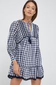 Бавовняна сукня Pepe Jeans колір білий mini розкльошена (2459298)