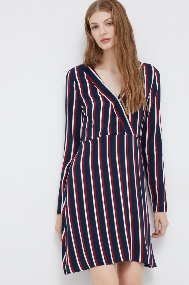 Сукня Pepe Jeans колір синій mini розкльошена (2602756)
