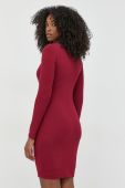 Сукня Guess колір бордовий mini облягаюча (2669490)