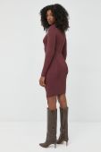 Сукня Guess колір коричневий mini облягаюча (2685438)