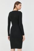 Сукня Guess колір чорний mini облягаюча (2676981)