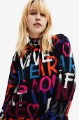 Сукня Desigual колір чорний mini oversize (2689383)