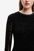 Сукня Desigual колір чорний mini облягаюча (2586716)