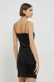 Сукня Only колір чорний mini облягаюча (2861801)