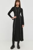 Сукня Victoria Beckham колір чорний maxi облягаюча (2539042)