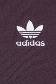 Бавовняна сукня adidas Originals колір фіолетовий midi oversize