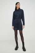 Сукня Samsoe Samsoe Колір синій mini пряма колір темно-синій