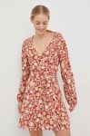 Сукня Billabong колір помаранчевий mini розкльошена (2821619)