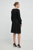 Сукня BOSS колір чорний mini розкльошена (2790106)