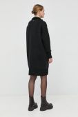 Вовняна сукня BOSS колір чорний mini oversize (2779906)
