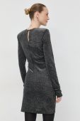 Сукня Patrizia Pepe колір срібний mini облягаюча