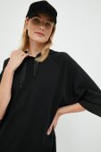 Сукня Sisley колір чорний mini oversize (2586798)