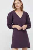 Сукня Sisley колір фіолетовий mini пряма (2589373)