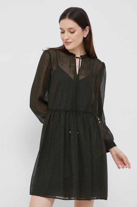 Сукня Pennyblack колір зелений mini розкльошена