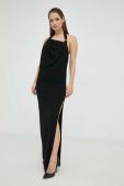 Сукня Pinko колір чорний maxi пряма (2821624)