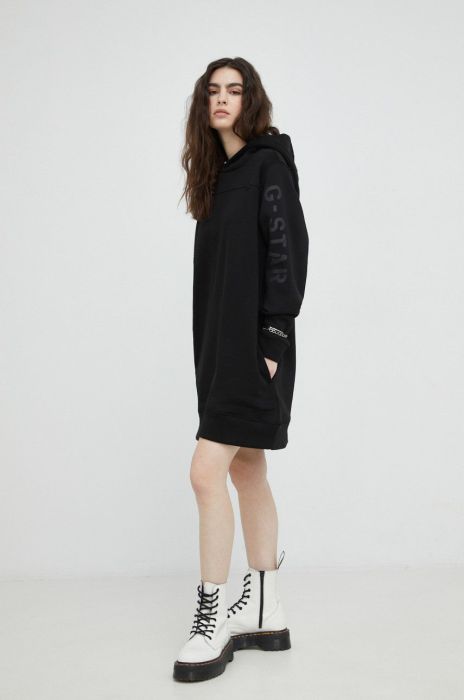 Сукня G-Star Raw колір чорний mini oversize (2729449)