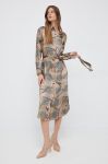 Сукня Lauren Ralph Lauren midi пряма колір барвистий