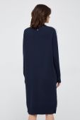 Сукня з домішкою вовни Joop! колір синій mini пряма