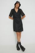 Сукня Vila Viabbie колір чорний mini пряма
