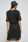 Сукня Vila Viabbie колір чорний mini пряма