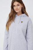 Бавовняна сукня Lyle & Scott колір сірий mini пряма (2691838)