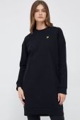 Бавовняна сукня Lyle & Scott колір чорний mini пряма (2685496)