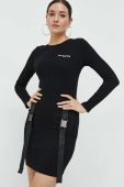 Сукня Sixth June колір чорний mini облягаюча (2817960)