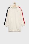 Дитяча сукня Tommy Hilfiger колір бежевий midi пряма (2772032)