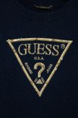 Дитяча сукня Guess колір синій midi пряма (2568576)